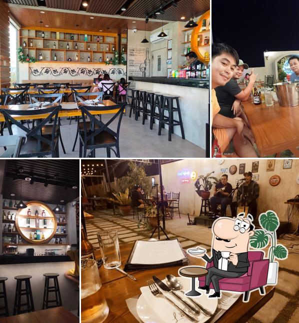 Decorative details inside Lola's Plates and Pours